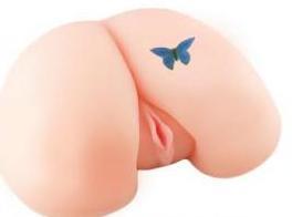 5X Vibrating Rear Moaning Ecstasy Masturbator Beige