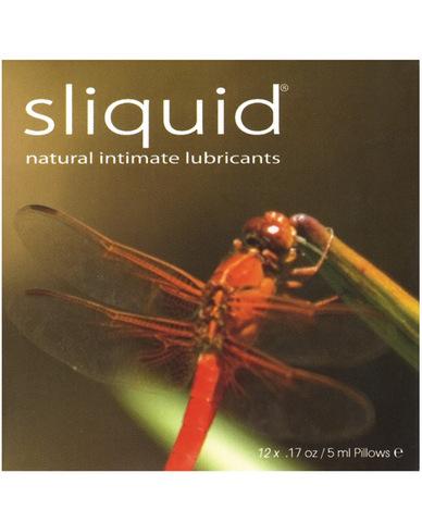 Sliquid Naturals Lube Cube - 12 pack pillows .17 oz