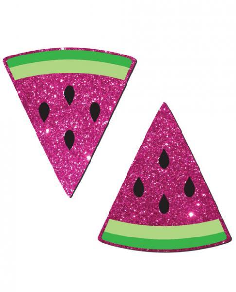 Hot Pink Glittering Watermelon Slices Pasties