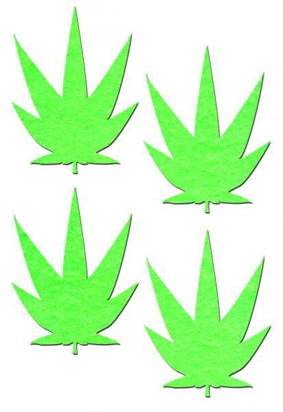 Pastease Petites Glow in the Dark Leaf O-S 2 Pack
