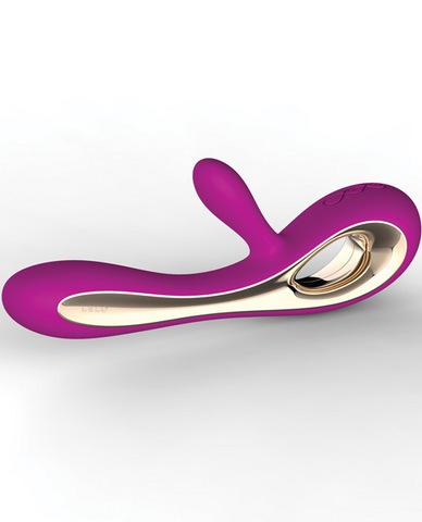 Soraya Dual Action Rechargeable Vibrator- Purple