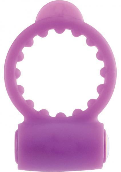 Neon Vibrating C Ring - Purple