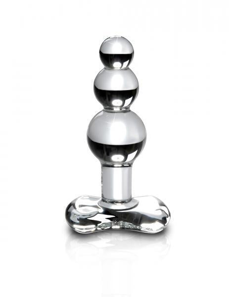 Icicles No 47 Glass Massagers Butt Plug Clear