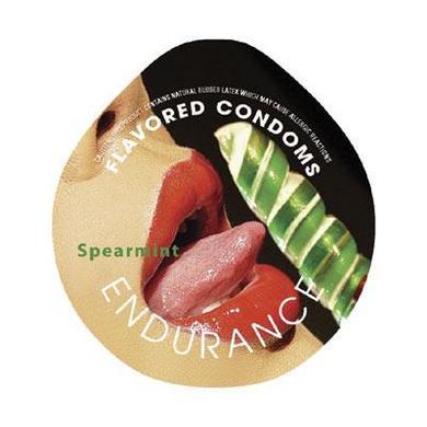 Endurance Flavored 3Pk Condoms-Spearmint
