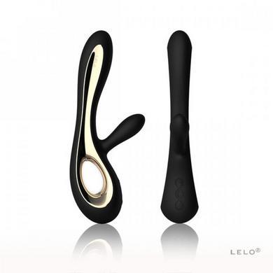 Soraya Dual Action Rechargeable Vibrator - Black