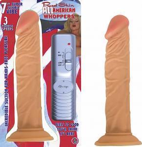 All American Whoppers 7 inches Vibrating Dildo