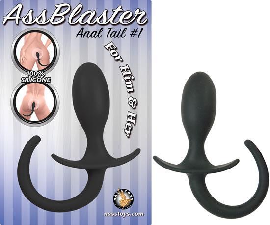 Ass Blaster Anal Tail 1 Black Butt Plug