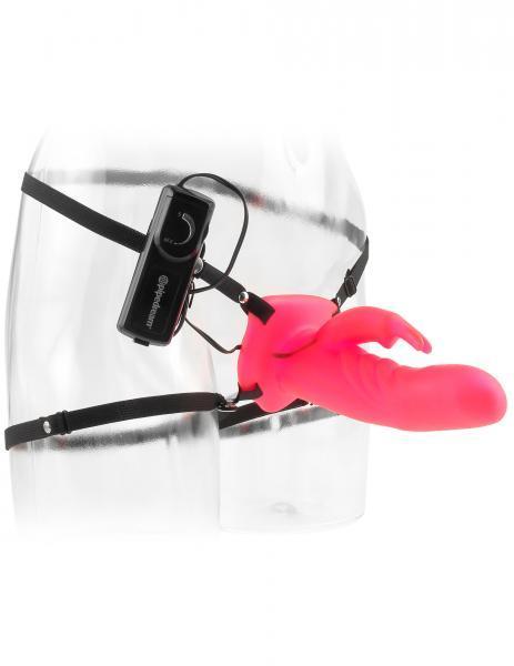 Fetish Fantasy Wonderful Wabbit Hollow Strap-On Pink