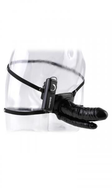 6 Inches Double Penetrator Vibrating Hollow Strap On