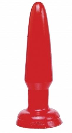 Basix Rubber Works Red Beginners Butt Plug