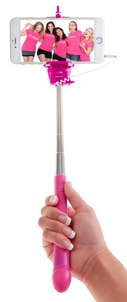 Bachelorette Party Pecker Selfie Stick Pink