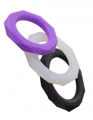 Fantasy C Ringz Silicone Designer Stamina Set Purple