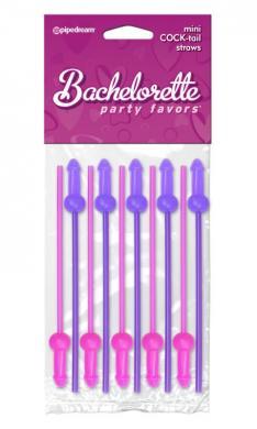 Bachelorette Mini Cocktail Straws 10 Pieces
