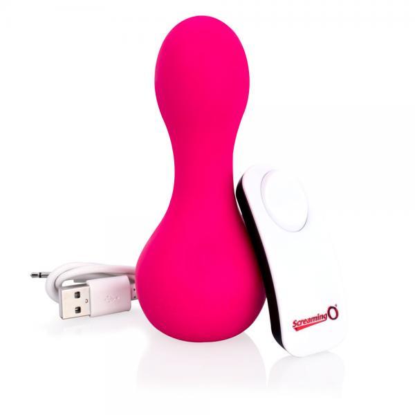 Screaming O Moove Remote Control Pink Vibrator