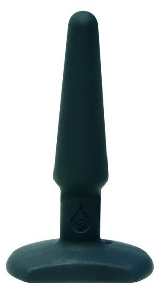 Sex In The Shower Black Silicone Butt Plug