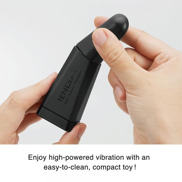 Delta Dual Angle Tip Black Vibrator