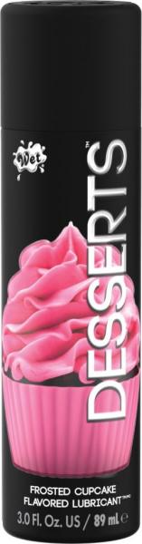 Wet Desserts Flavored Lubricant Frosted Cupcake 3oz