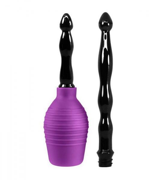 Cloud 9 Fresh + Deluxe Anal Enema Douche Kit 10.8oz EZ Squeeze Bulb W- Soft Nozzle