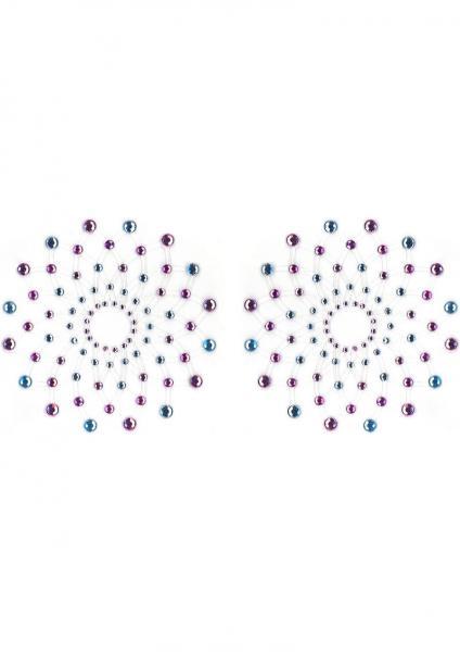 Crystal Mosaic Blue-Purple Pasties