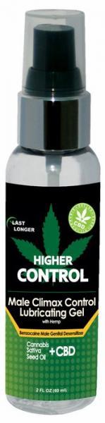 Higher Control Male Climax Control Gel Hemp Seed Oil 2oz