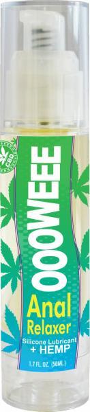 Oooweee Anal Relaxing Silicone Lubricant W-hemp Seed Oil 1.7oz