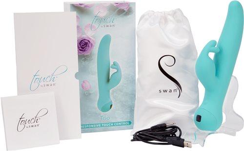 Touch By Swan Trio Clitoral Vibrator Teal Green