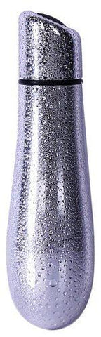 Rain Power Bullet Vibrator Textured Silver