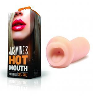 Jasmine's Hot Mouth Soft Pocket Sized Masturbator