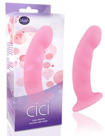 Luxe Cici Pure Silicone Pink Dildo