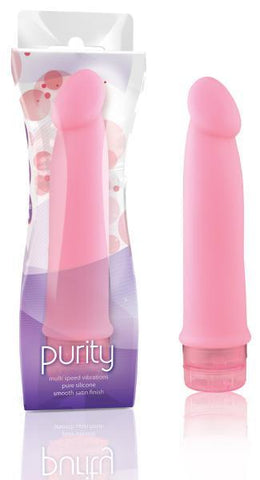 Purity Silicone Vibrator Pink