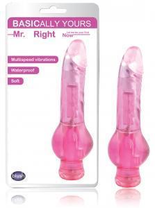 Mr Right Now Pink Realistic Vibrator