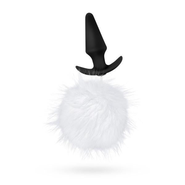 Pom Plugs Fur Pom Pom White