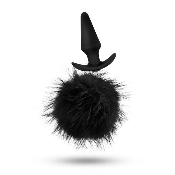 Pom Plugs Fur Pom Pom Black