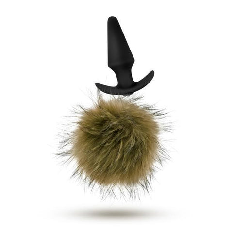 Pom Plugs Fur Pom Pom Brown