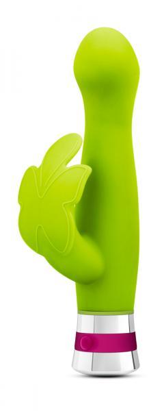 Aria Lotus Flutter Lime Green Vibrator