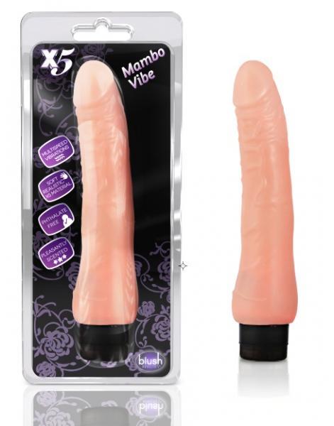 Mamba Vibe Realistic Dildo - Beige