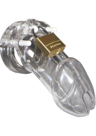 CB-6000 Male Chastity Device Clear 3 1-4" Cage