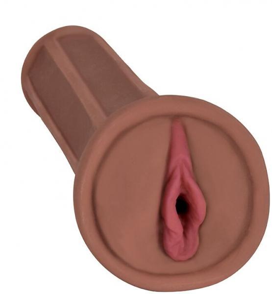 Mistress Sia Chocolate Pubic Bone Stroker Brown