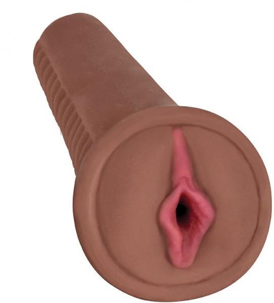 Mistress Angel Chocolate Pubic Bone Stroker Brown