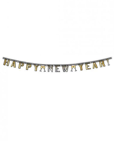 Happy New Year Jointed Banner 7ft