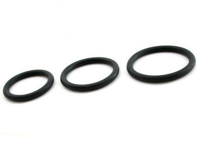 H2H nitrile cock ring 3 pack black