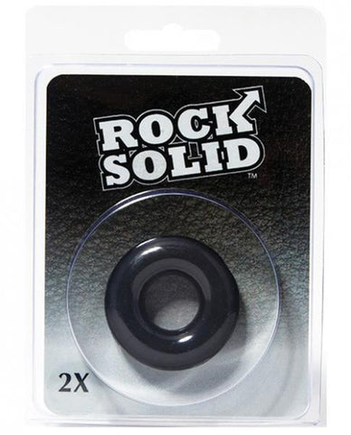 Rock Solid 2" Black Donut Ring