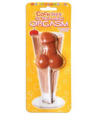 Cocktails flavored sucker - screaming orgasm