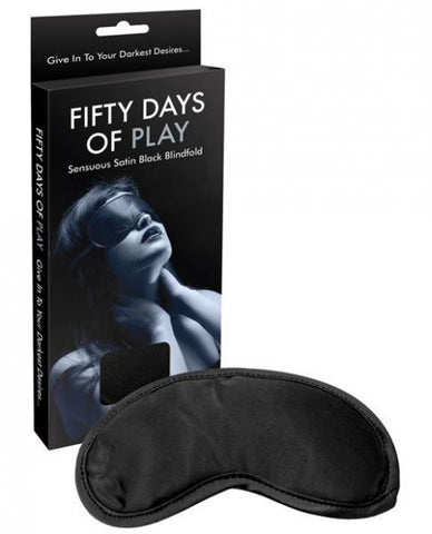 Fifty Days Of Play Blindfold Black O-S