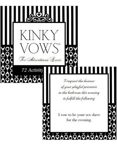 Kinky vows for the adventurous lovers - 72 activity cards