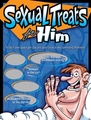 Sexual Treats For Him Scratchers Scratch Off Ticket