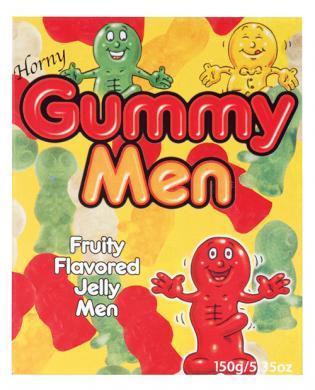 Horny gummy men candy