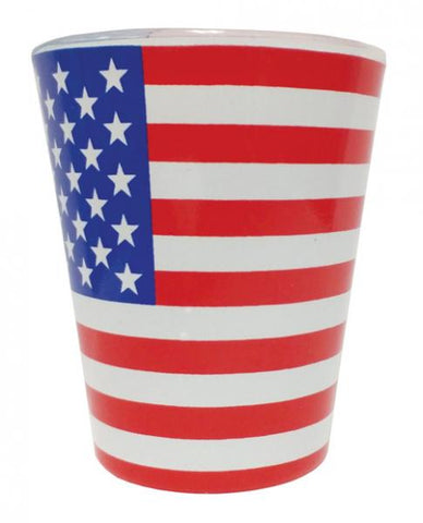 American Flag  Shot Glass 1oz Standard