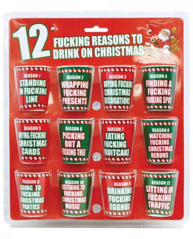 12 Fucking Reasons To Drink On Christmas 12 Pack