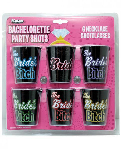 Bachelorette Party Shots Bride's Bitch 6 Pack